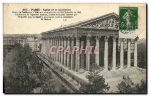 Old Postcard Paris Church of the Madeleine
