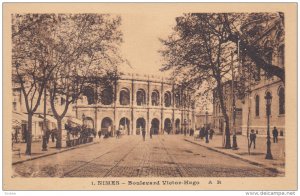 NIMES, Gard, France, 1900-1910´s; Boulevard Victor-Hugo