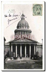 Paris Postcard Anciennele Pantheon