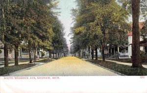 South Weadock Avenue Saginaw Michigan 1905c postcard