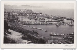RP: BARCELONA , Spain , 1929 ; Vista Del Port