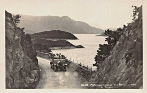 THIRLMERE CUMBRIA ENGLAND~MOTORING THROUGH THE ROCK CUT~PETTITTS PHOTO POSTCARD