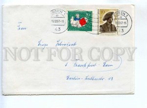 273069 GERMANY WEST BERLIN 1967 year ESSEN real post COVER