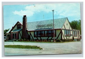 Vintage 1960's Postcard The Swiss Inn Restaurant Elkton Maryland