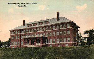 Girls Dormitory State Normal School Castine Maine ME Vintage Postcard