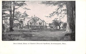 Deer Island Home of Harriet Prescott Spofford - Newburyport, Massachusetts MA