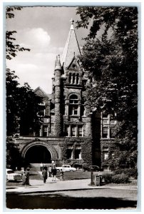 c1940's Victoria College Car Toronto Ontario Canada RPPC Photo Vintage Postcard