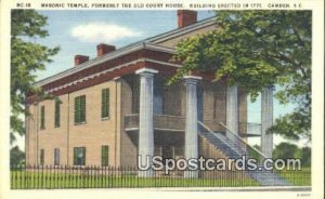 Masonic Temple - Camden, South Carolina