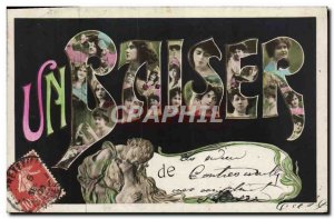 Old Postcard A kiss Contrexeville Women