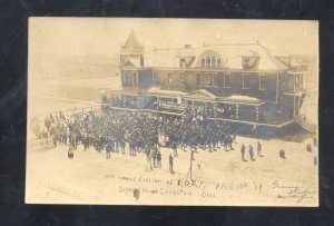 RPPC CHECOTAH OKLAHOMA ORPHANS HOME IODD FELLOWS REAL PHOTO POSTCARD