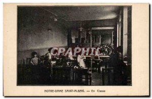 Old Postcard Notre Dame Saint Alban Classroom Children