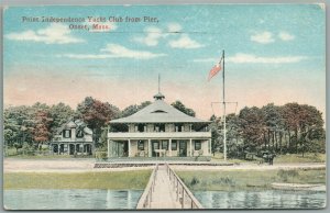 ONSET MA POINT INDEPENDENCE YACHT CLUB ANTIQUE POSTCARD