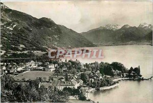 Old Postcard Lake Annecy Talloires General view