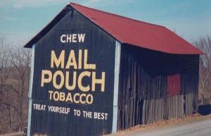 Chew Mail Pouch Tobacco Smoking Company Washington Pennsylvania Photo Postcard