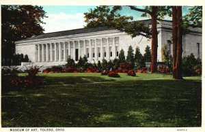 Vintage Postcard Museum Of Art Historical Building Landmark Toledo Ohio TPC Pub.