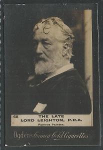 Ogden's Guinea Gold LORD LEIGHTON Cigarettes Card. Few small faults