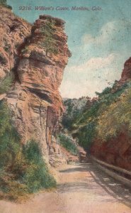 Vintage Postcard 1915 Williams Canon Rugged Entrance Rockies Manitou Colorado CO