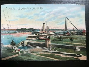 Vintage Postcard 1915-1930 U.S.Navy Yard Norfolk Virginia