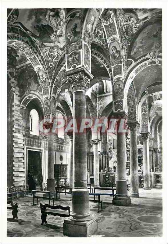 Postcard Modern Palermo Church of Martorana Interior