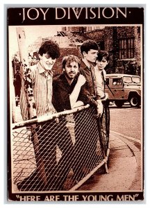 Joy Division Band Here are the Young Men 1985 Continental Postcard Z8