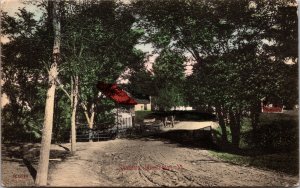 Hand Colored Postcard Shadows in Wilmington, Vermont~135295