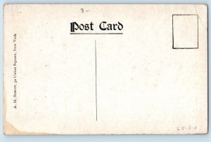 Berlin Connecticut Postcard Main St Berlin Post Office Trees Road 1910 Vintage