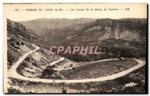 Old Postcard Gorges du Loup Laces Route Gourdon