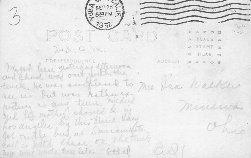 J81/ Fallon Nevada RPPC Postcard c1930s High School Building 239