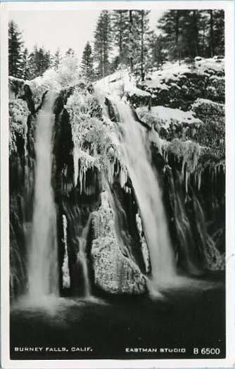 CA - Burney Falls    *RPPC