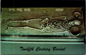 Clarkdale AZ Skeleton 12th Century Burial Tuzigoot National Monument Postcard