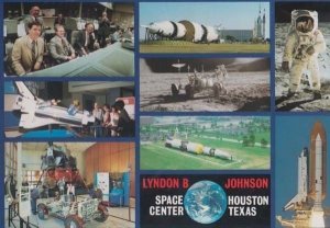 Llyndon Space Centre Center Houston Texas Spaceman Rocket Space Flight Postcard
