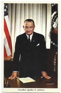 United States President Lyndon B Johnson 1963