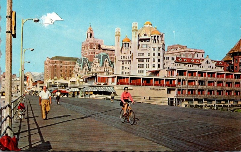 New Jersey Atlantic City Boardwalk Scene