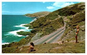 Koko Head Coastline near Blow Hole Oahu Hawaii Postcard