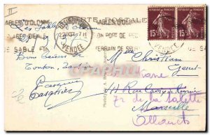 Old Postcard Folklore Les Sables d & # 39Olonne caps Study