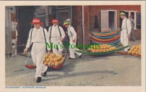 Netherlands Postcard - Cheese - Kaasmarkt Alkmaar, Holland Ref.RS29238