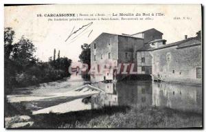 Postcard Old water mill mill Carcassonne The king of & # 39Ile