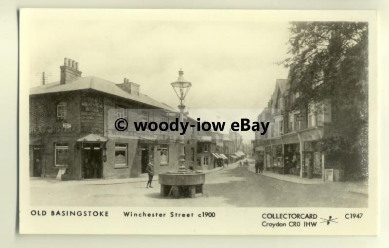 pp1483 - Hants - Basingstoke, Winchester St. & Fountain, c1900 - Pamlin postcard