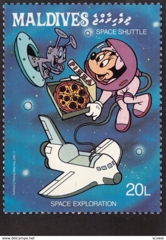 DISNEY , Maldives Stamp PC #2 , 80-90s