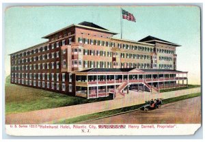 c1905 Holmhurst Hotel Atlantic City New Jersey NJ Antique Unposted Postcard