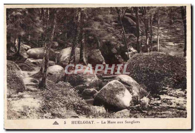 Postcard Old Huelgoat La Mare aux Boars