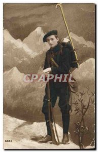 Old Postcard Militaria Alpine Hunters