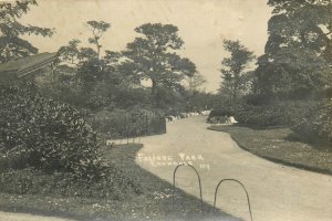 c1910 Rochdale UK Falinge Park RPPC Postcard 25-12362