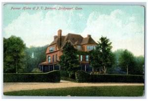 c1910's Former Home Of P. T. Barnum Bridgeport Connecticut CT Antique Postcard