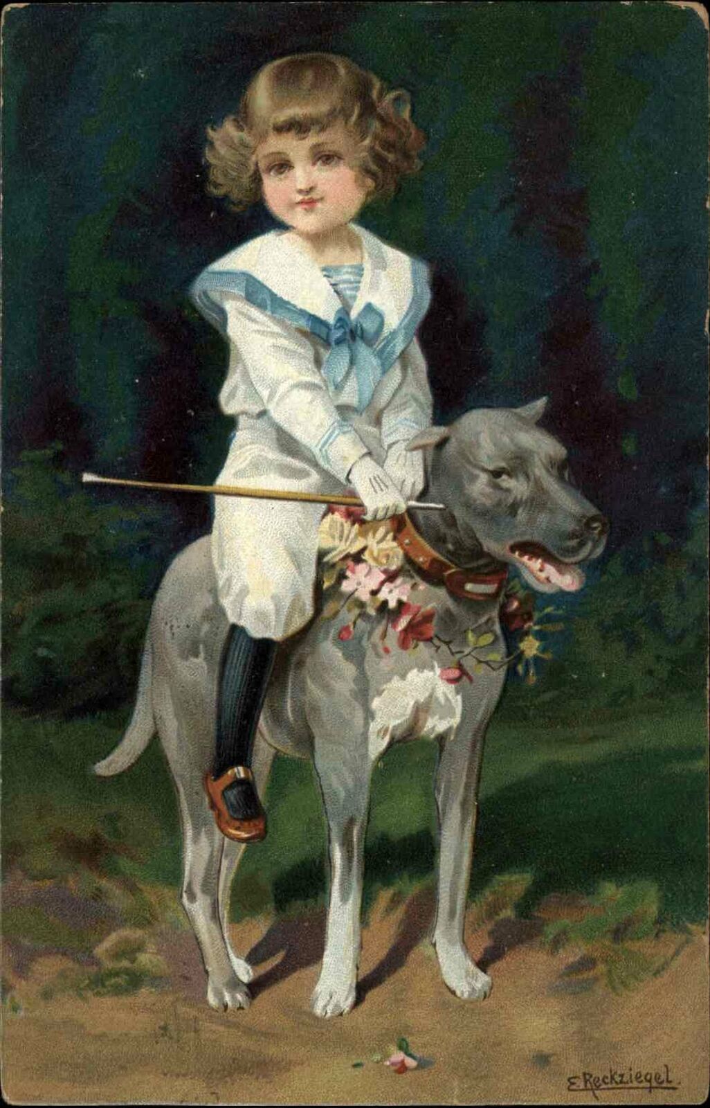 can a child ride a great dane