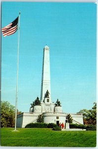 Postcard - The Tomb of Abraham Lincoln, Springfield, Illinois, USA