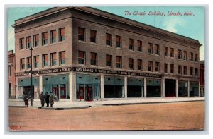 Chapin Building  Lincoln Nebraska NE DB Postcard V16