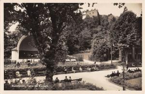 B98156 badenweiler partie im kurpark   real photo  germany