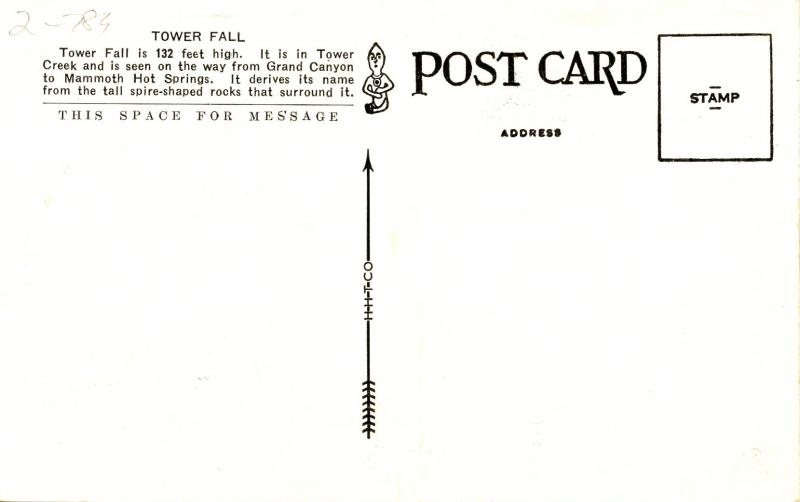 WY - Yellowstone National Park. Tower Falls    