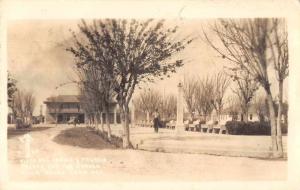 Villa Acuna Mexico Palace and the Garden Real Photo Antique Postcard J78081 